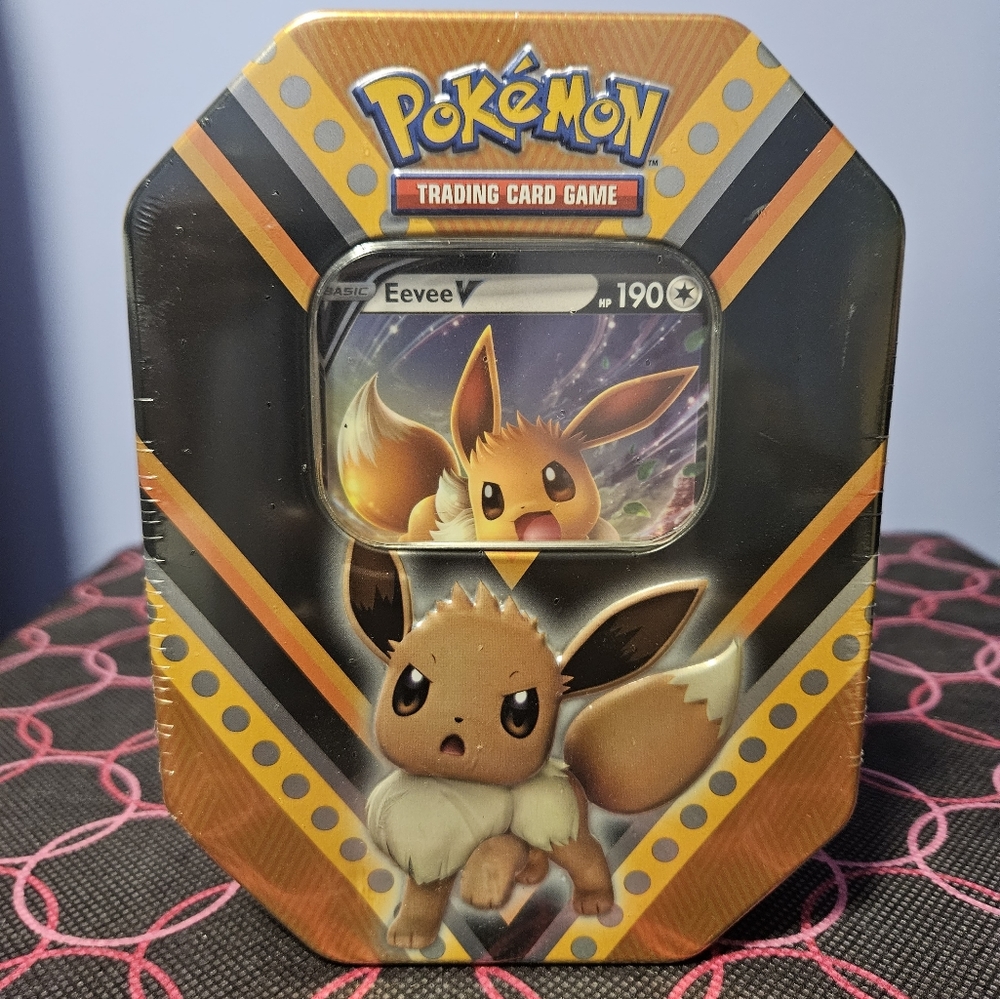 Pokemon V Powers Tin Eevee V